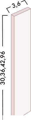Wall & Tall Fillers diagram with dimensions