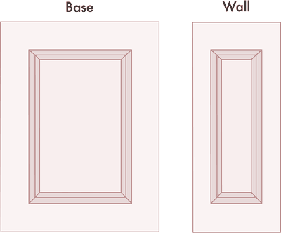 Decorative Door Panels diagram with dimensions