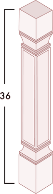 Post diagram with dimensions