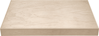 Maple Floating Shelf diagram with dimensions