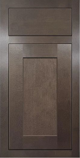 Inset Brown cabinet door