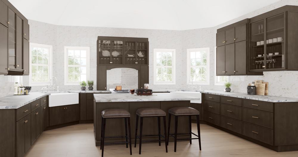 Luna Kona kitchen cabinets installed