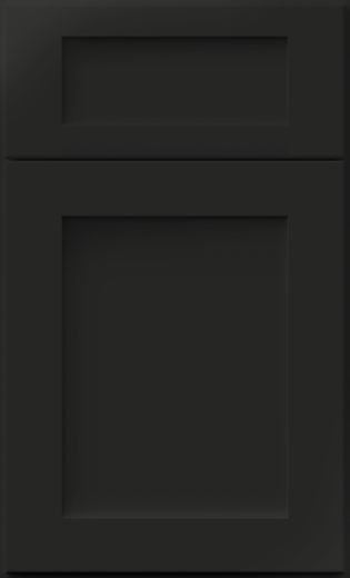Tricorn Black cabinet door